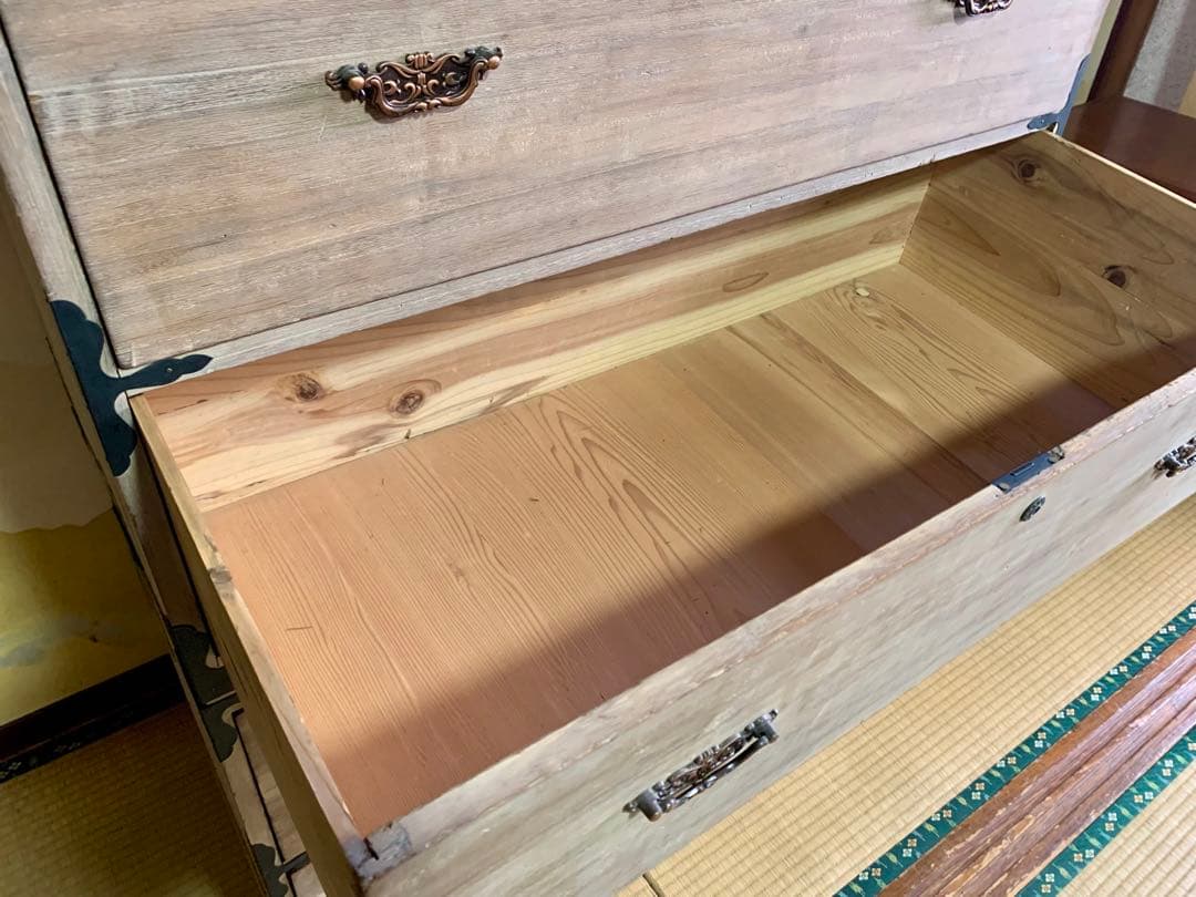 ☆【和箪笥】桐製タンス 引き出し付き