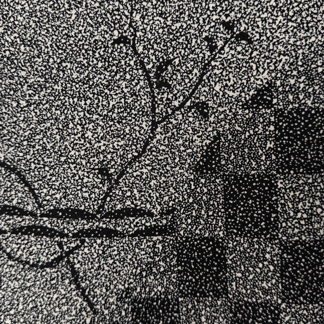 m-29＋D20 訪問着 川村久太郎 叩き染め 正絹 着物 袷 極美品