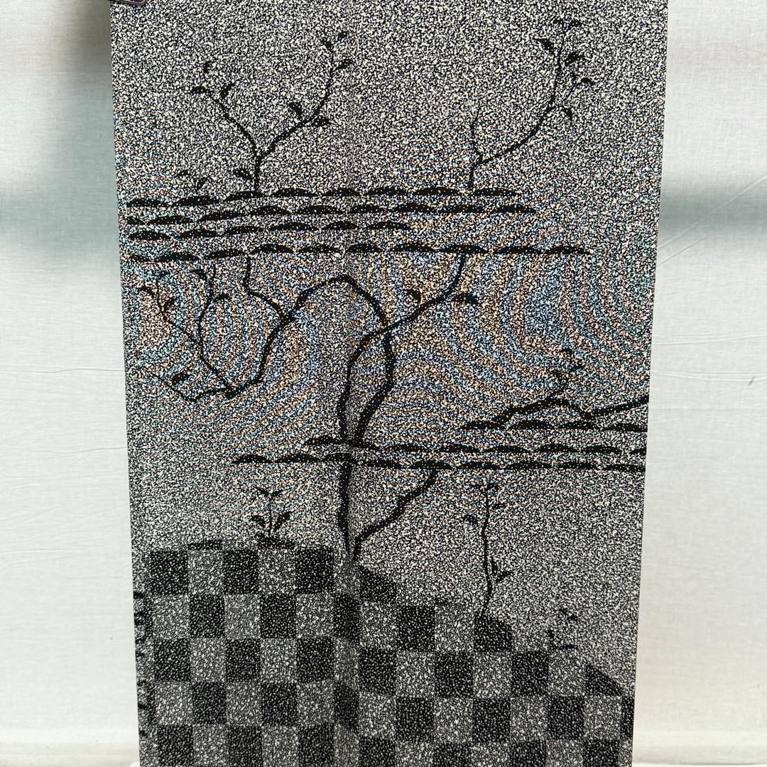 m-29＋D20 訪問着 川村久太郎 叩き染め 正絹 着物 袷 極美品