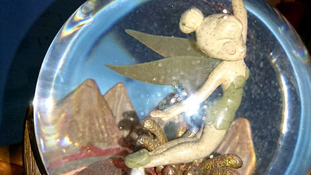 希少　ティンカーベル 大型スノーグローブ　ディズニー