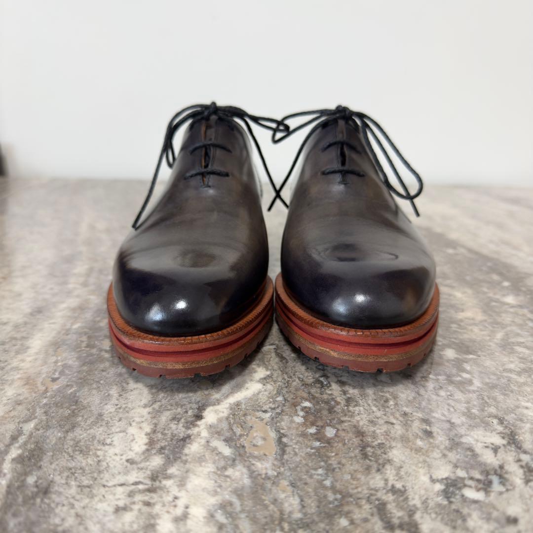 定価32.2万円 ベルルッティ 限定 アレッシオ ブルーパティーヌレザーシューズ