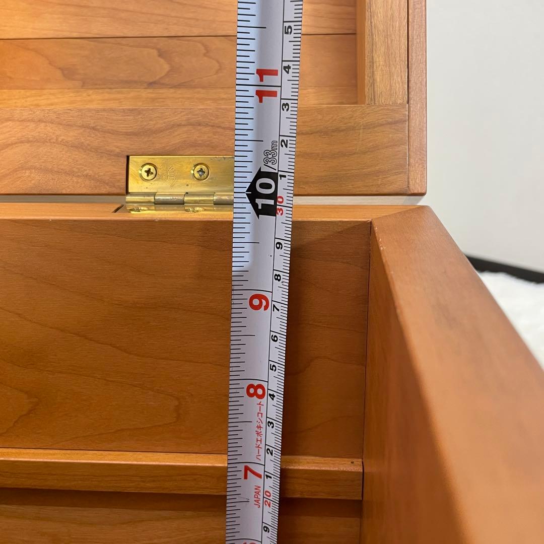 木製宝箱　木箱　おもちゃ箱　コンテナ　アンティーク