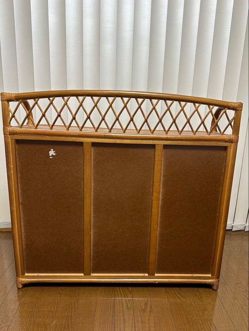 【送料込】籐 ラタンチェスト 4段 5引出し&4段10引出しの2個セット