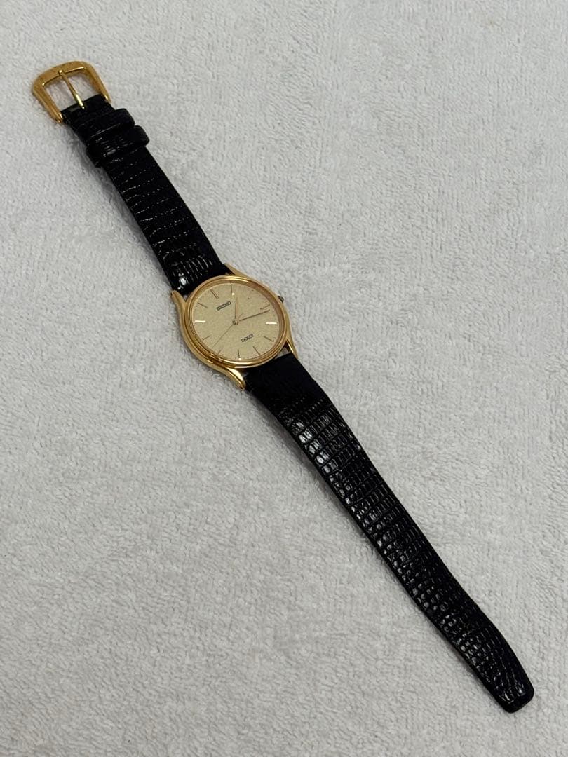 【美品】セイコー ドルチェ クォーツ【8J41-6100】【稼働品】メンズモデル