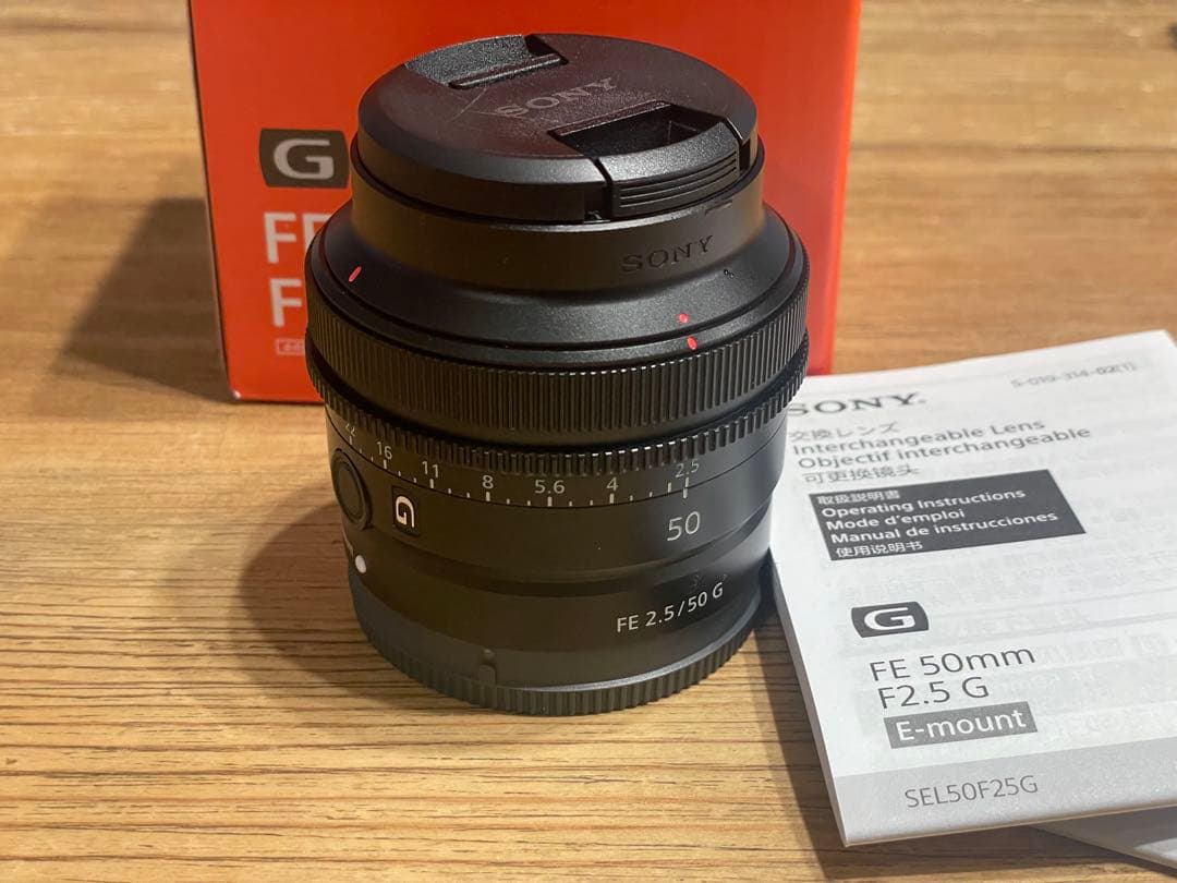 Sony FE 50mm F2.5 G SEL50F25G レンズ