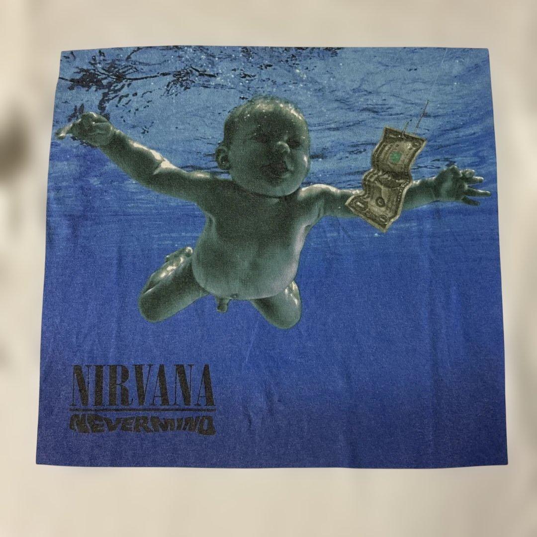 【希少】00's anvil NIRVANA NEVER MIND Tシャツ M