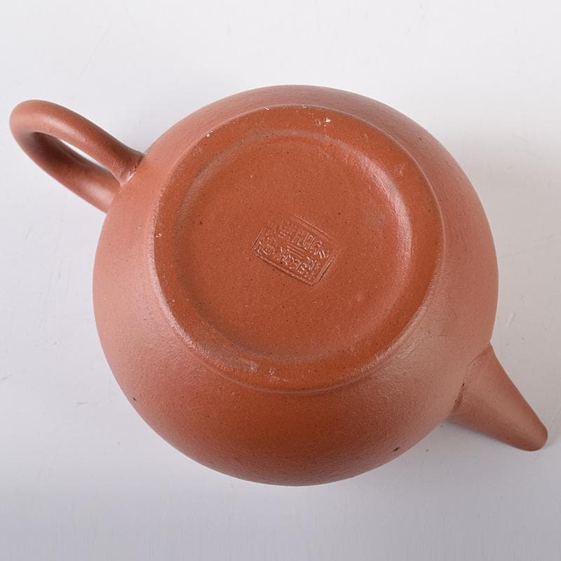 中国　荊渓恵孟臣製　紫砂　朱泥　小さな急須　茶壷　V　R8321