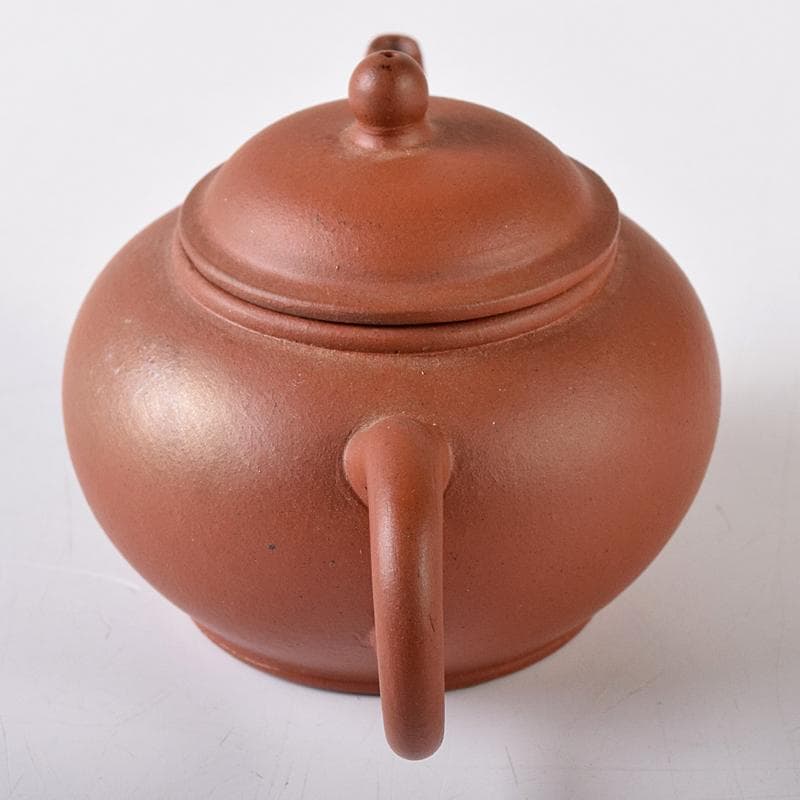 中国　荊渓恵孟臣製　紫砂　朱泥　小さな急須　茶壷　V　R8321