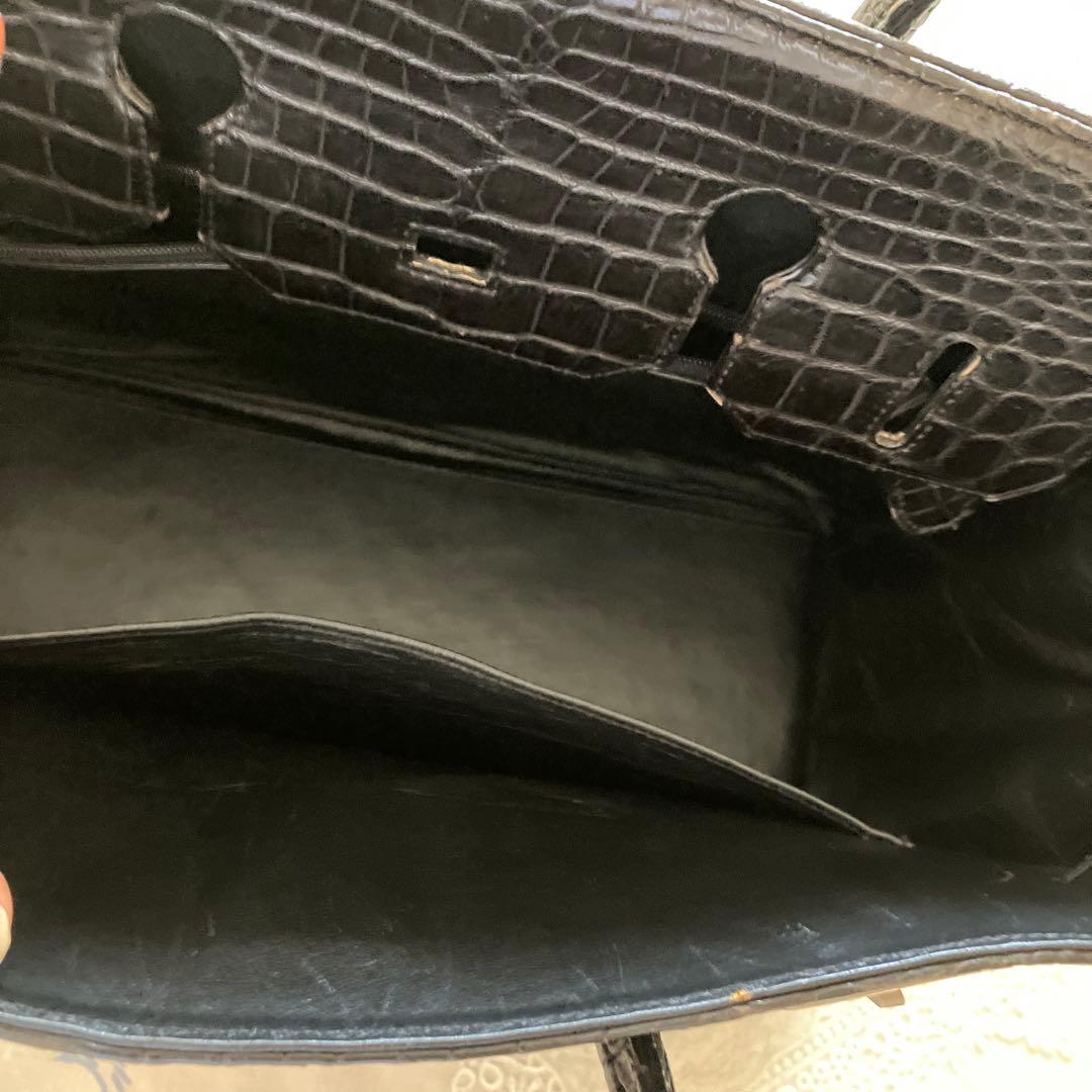 限定値下げ❗️キティカデナ付き❗️マットクロコダイルバッグ