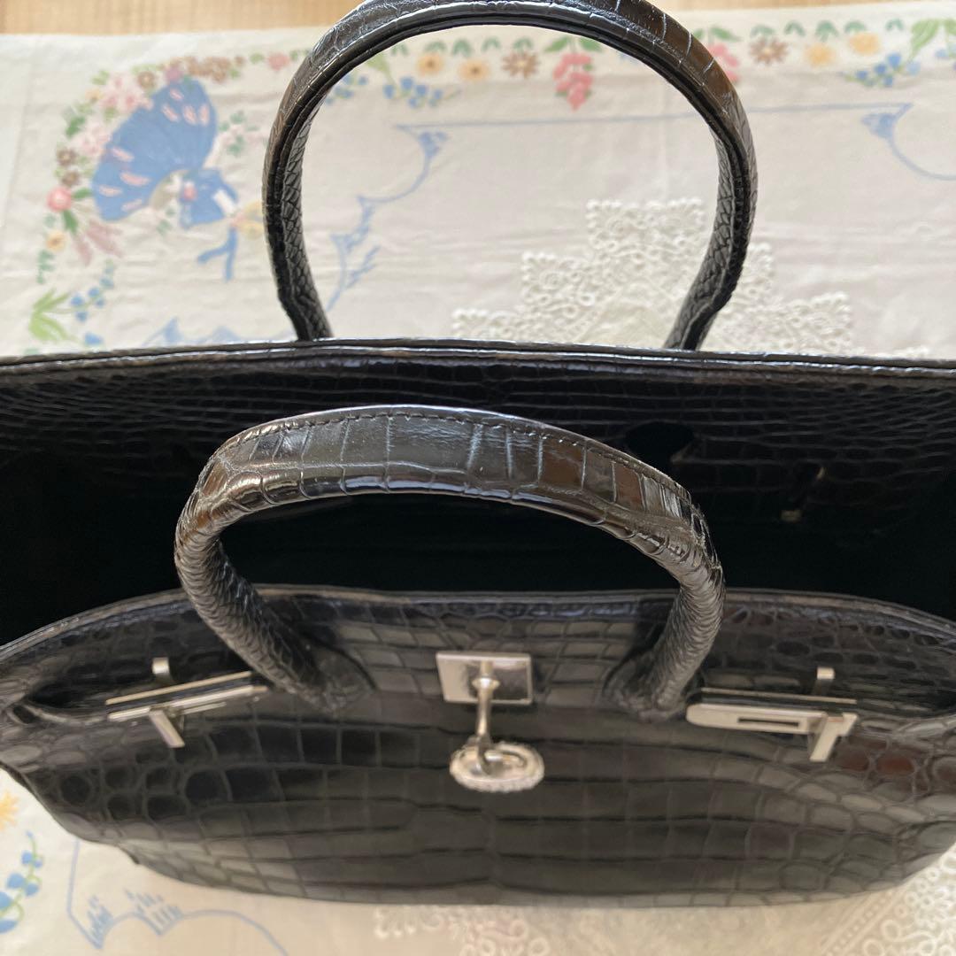 限定値下げ❗️キティカデナ付き❗️マットクロコダイルバッグ