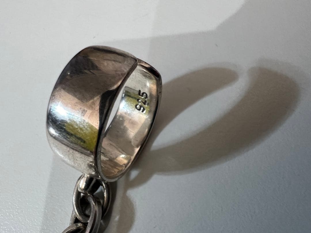 シルバー925 チェーン付きリング