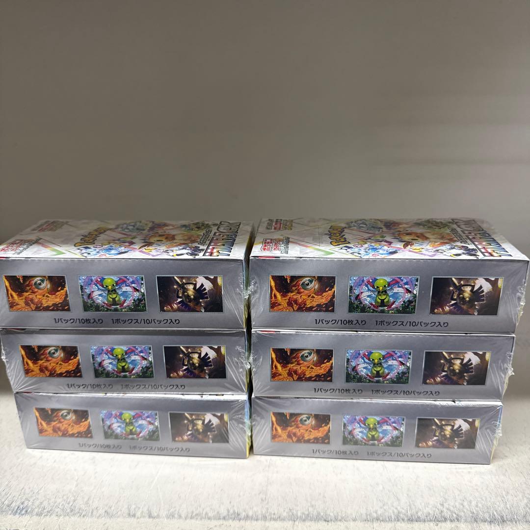 ポケモンカード　テラスタルフェスex 6BOX シュリンク付き