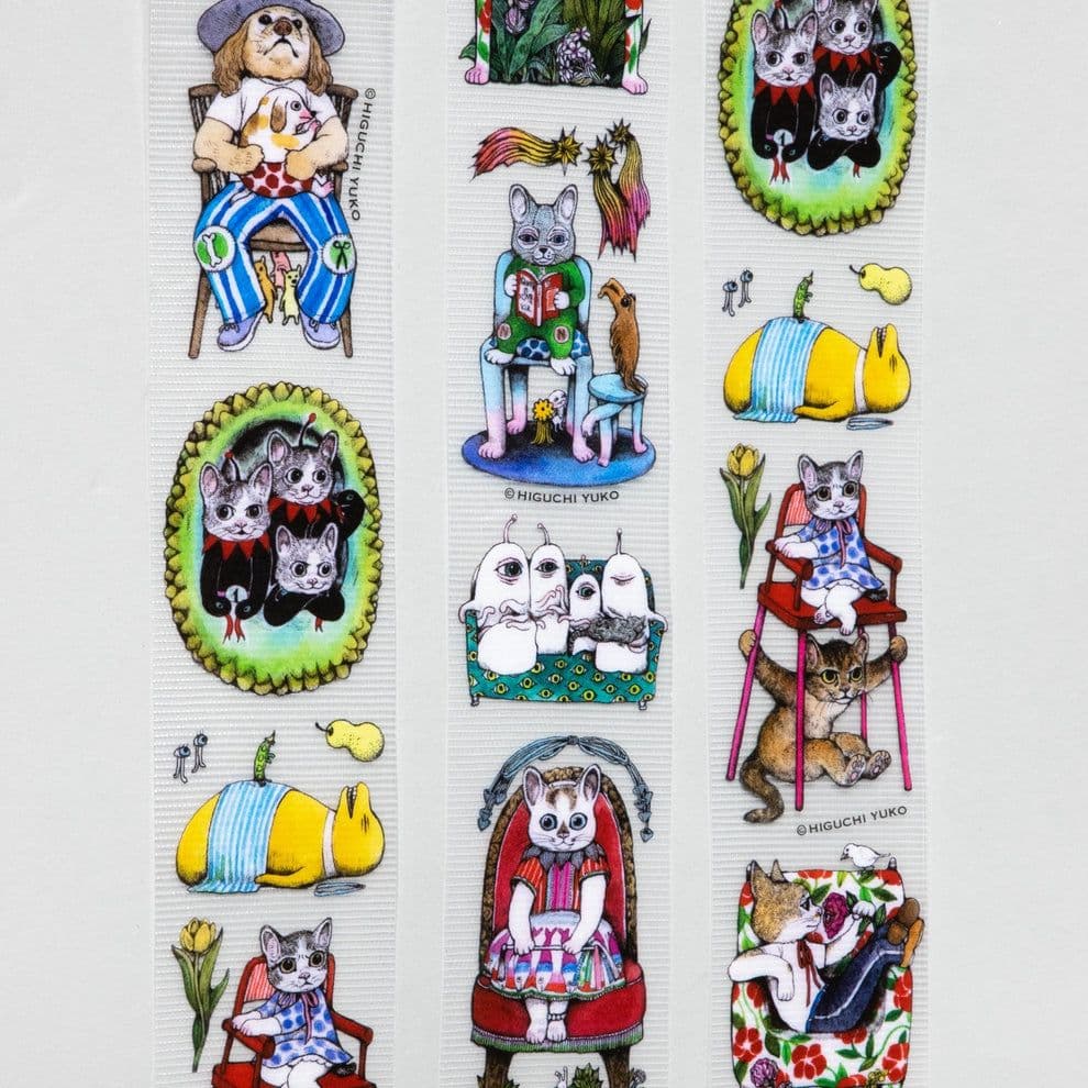 ヒグチユウコ CIRCUS 丸箱 養生テープ 11個 ギュスターヴ サーカス