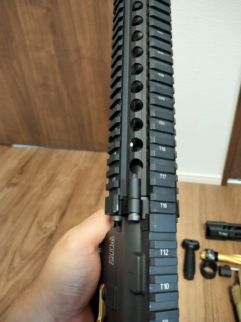 東京マルイ MTR16 GOLD mws MAGPUL ハンドストップ実物付き