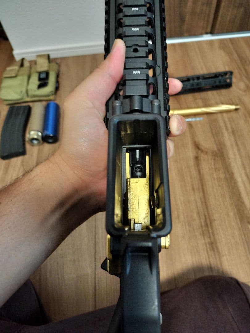 東京マルイ MTR16 GOLD mws MAGPUL ハンドストップ実物付き