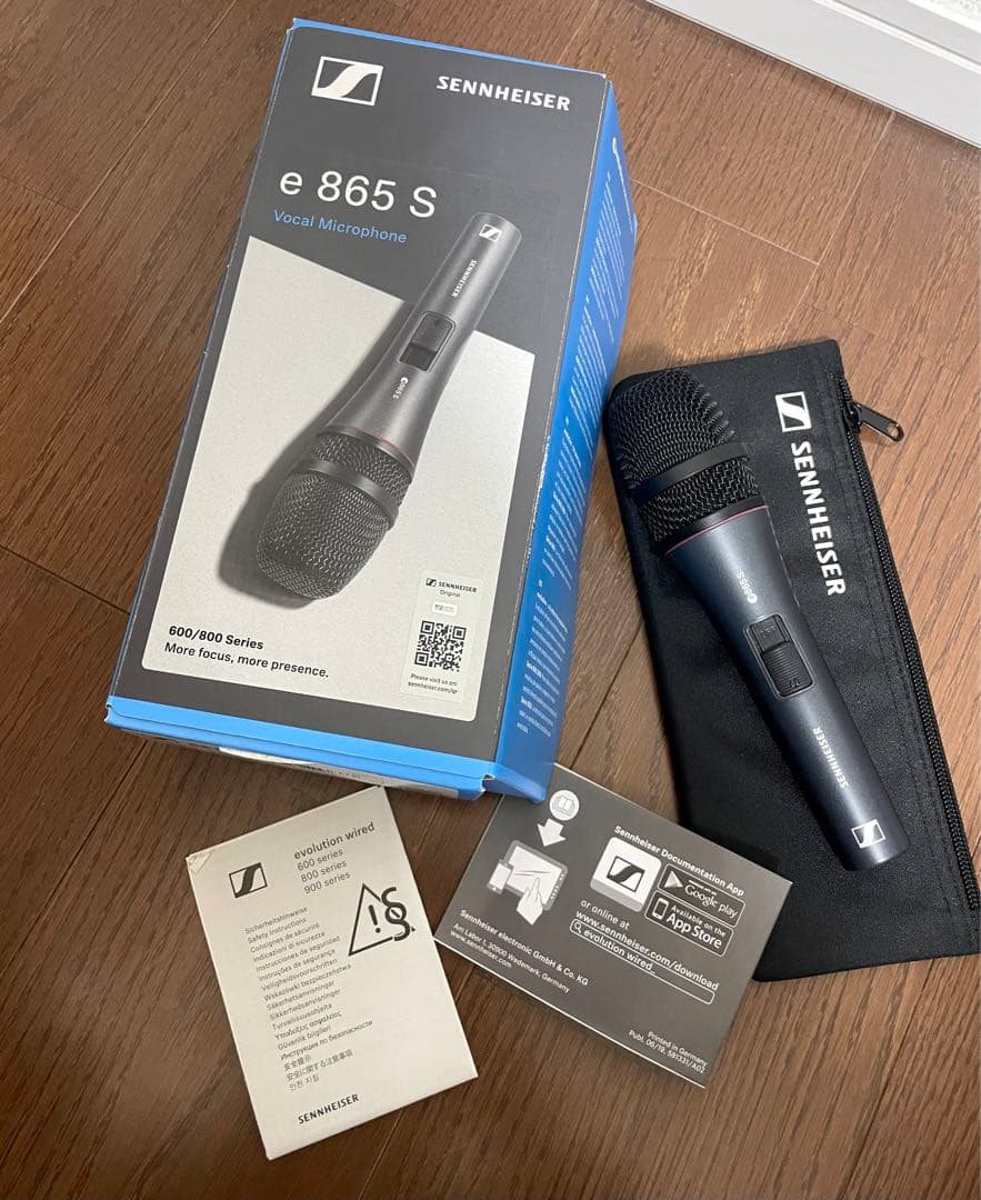 美品 Sennheiser シンセサイザーコンデンサーマイク e 865 S