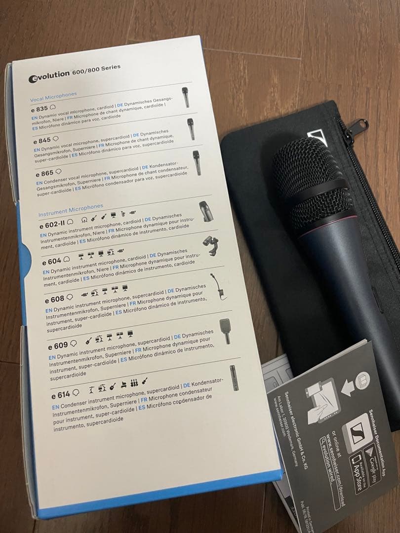美品 Sennheiser シンセサイザーコンデンサーマイク e 865 S