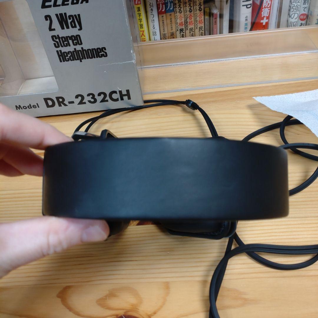 エレガ elega　dr 232ch　ステレオヘッドフォン　レトロ