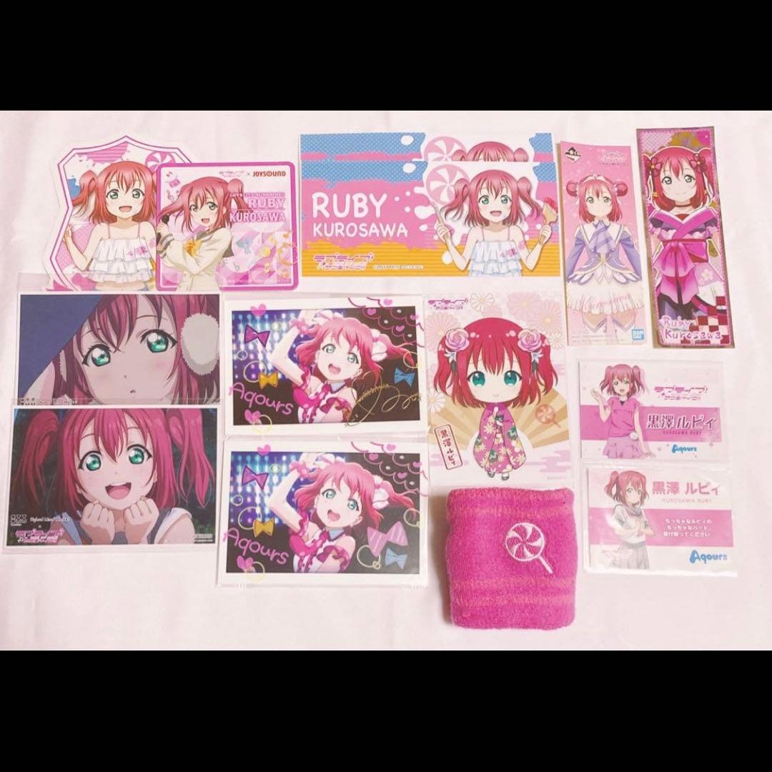 ラブライブ Aqours 黒澤ルビィ 缶バッジ ラバスト まとめ