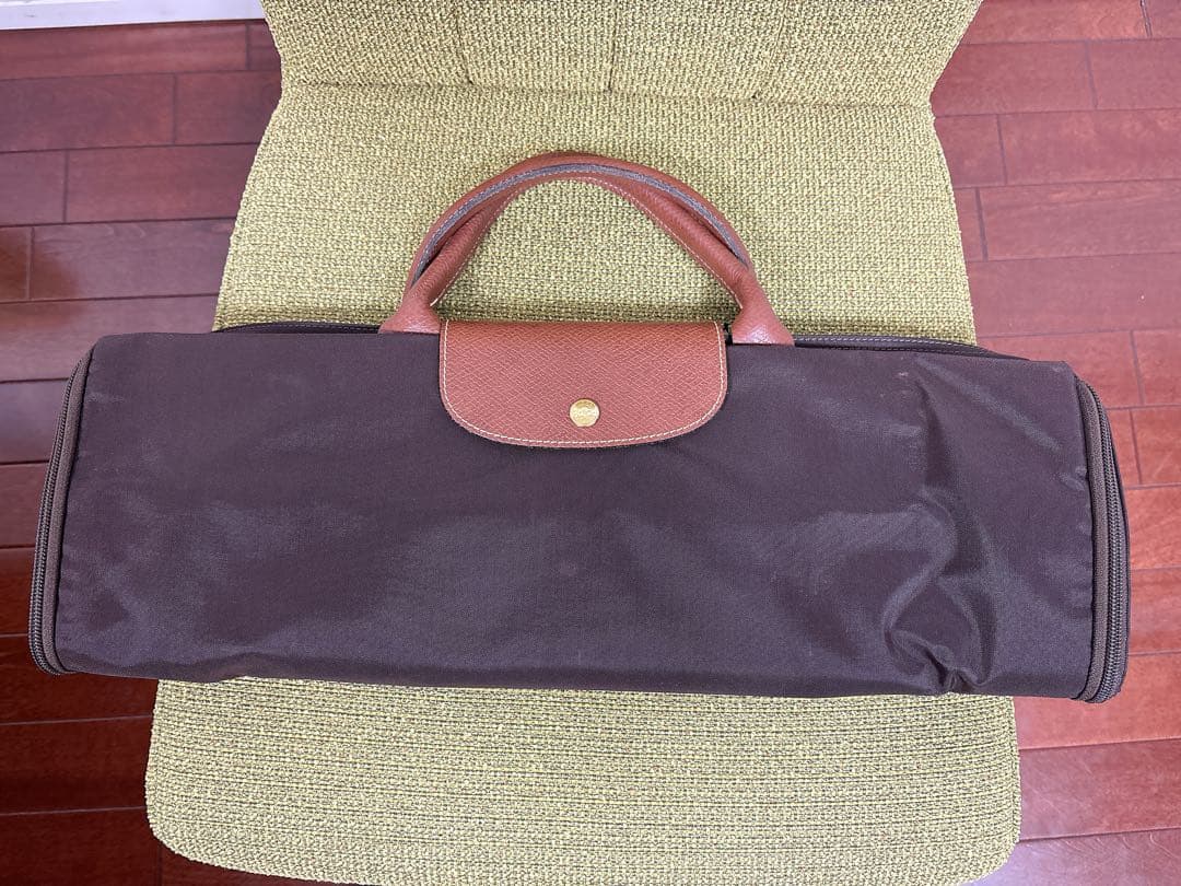 【レア・美品】ロンシャン折りたたみキャリーオンバッグ47×36×15 旅行・出張