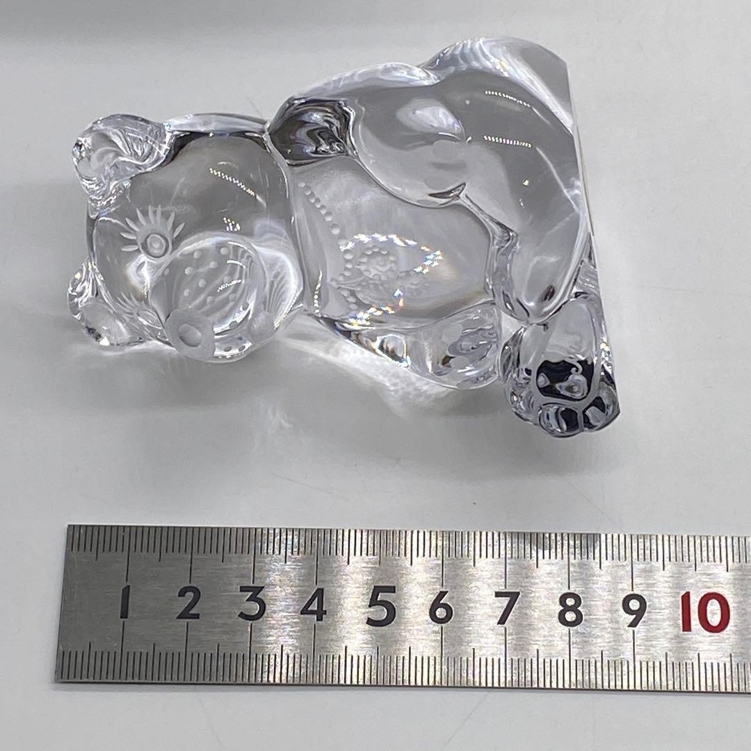 箱付き　MEISSEN マイセン　クリスタル　置物　クマ　ベアー　no.103