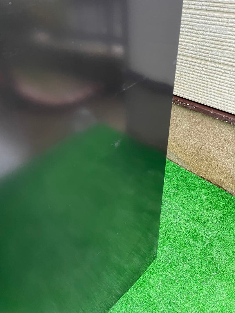 581分解洗浄済み✨ シャープ ガラストップ つけかえどっちもドア 冷蔵庫 黒