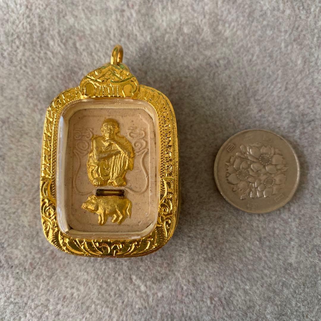 プラクルアン LPクーン師 黄金の豚 超レア品 金運 ビジネス運 人縁 御守り
