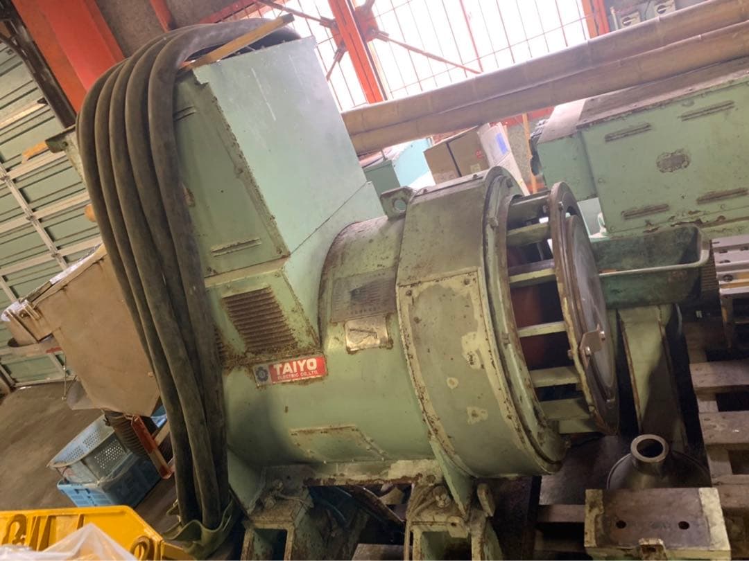 大洋電気（株）　ブラシレス交流発電機　450キロワット【引取り希望】