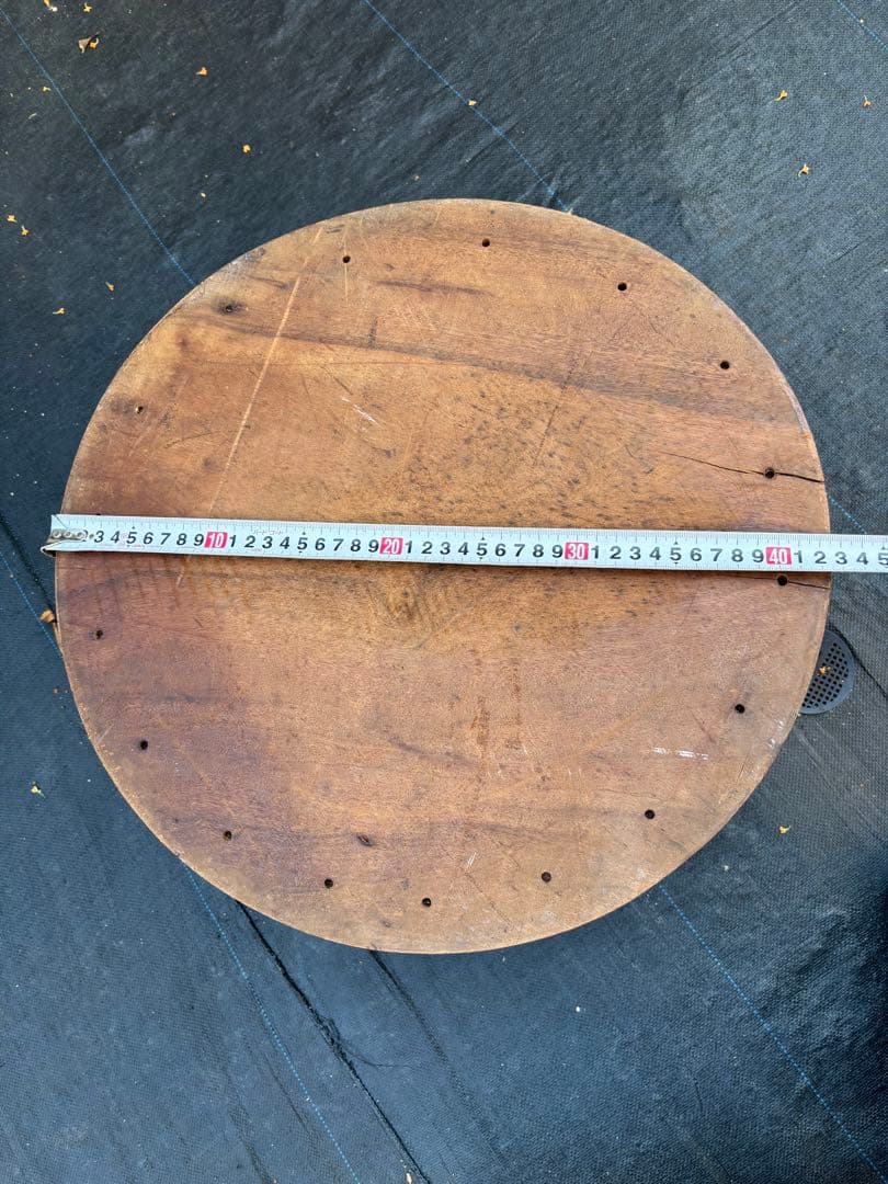 木製火鉢 約４２cm 昭和レトロ・アンティーク