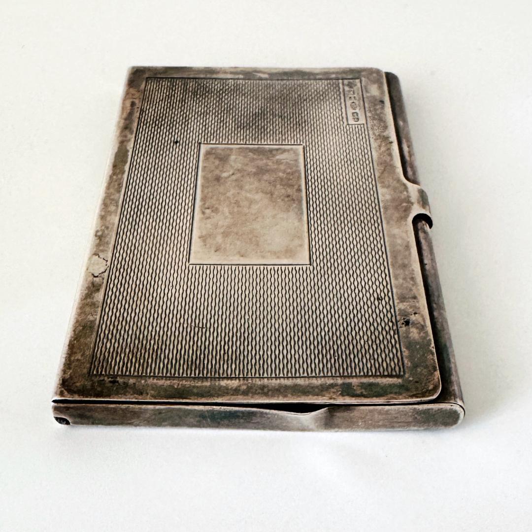 ★英国★純銀製 カードケース イギリス 925 バーミンガム FGH社製