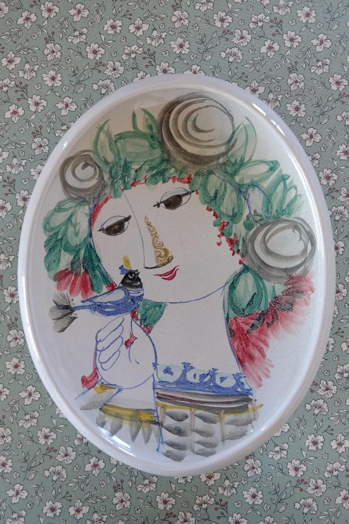 北欧ビンテージ ビョルン・ヴィンブラッド プレート 絵皿 クイストゴー