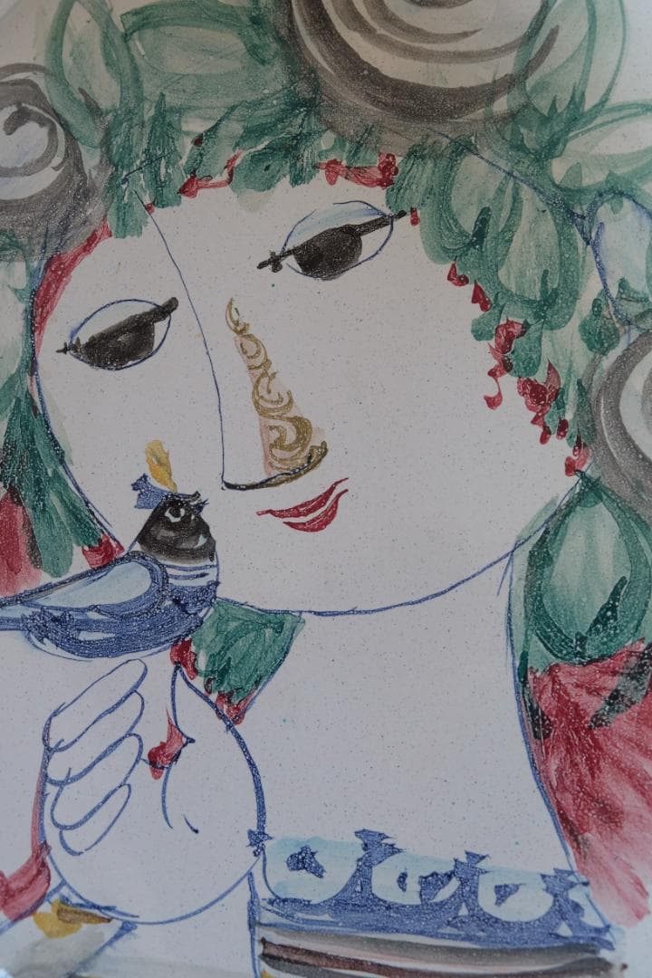 北欧ビンテージ ビョルン・ヴィンブラッド プレート 絵皿 クイストゴー