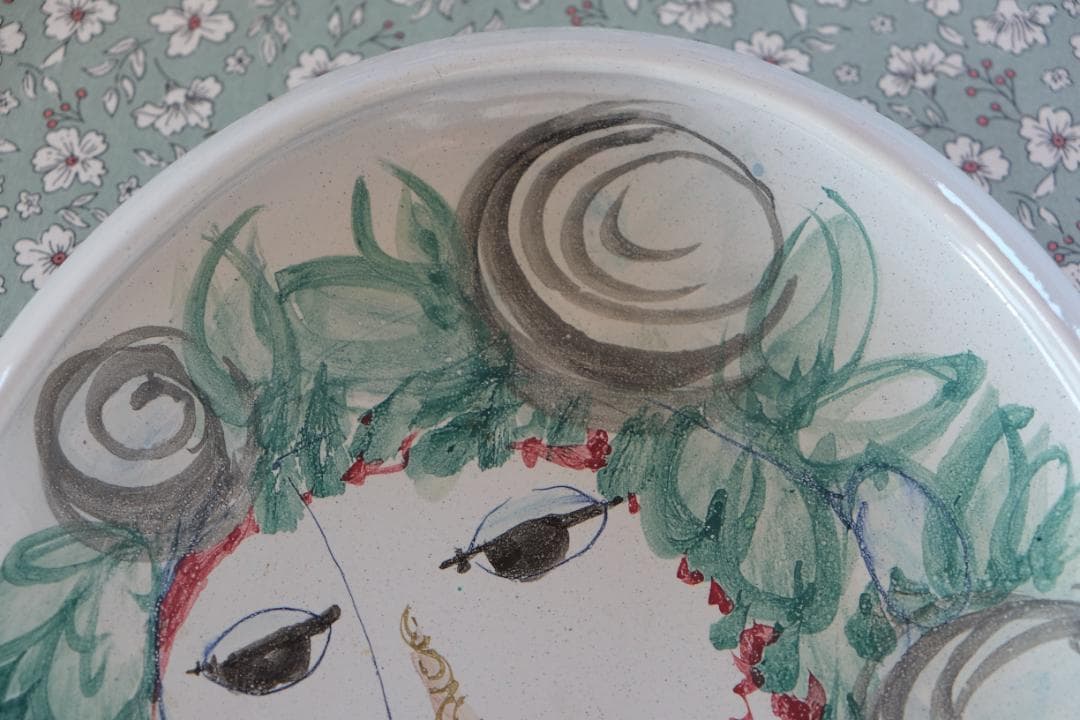 北欧ビンテージ ビョルン・ヴィンブラッド プレート 絵皿 クイストゴー