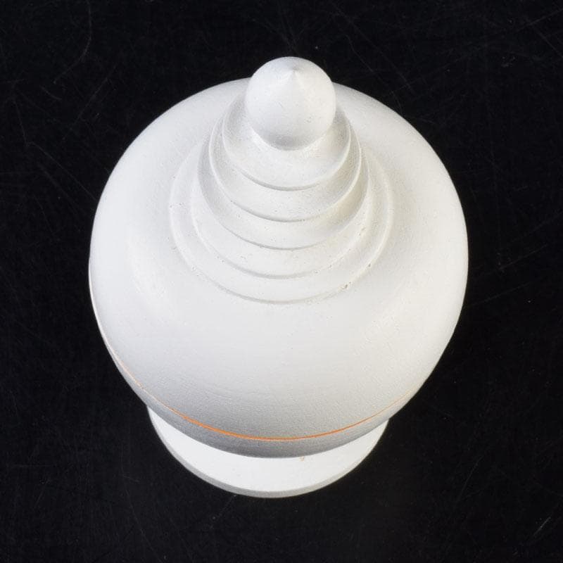 茶道具　木彫　東大寺古材　彩色　香合　時代箱　V　8499