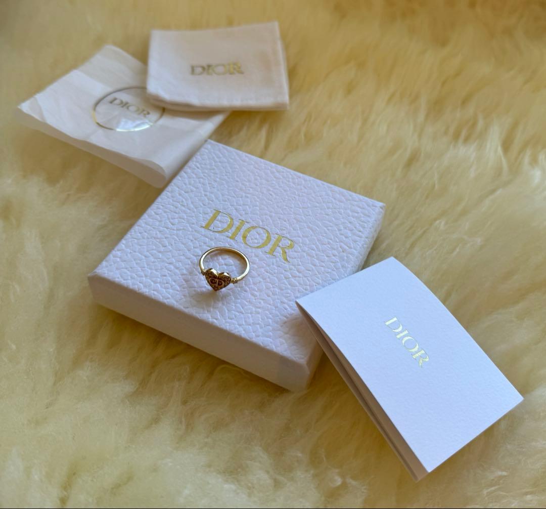 dior DIOR ディオール　リング　ハート 指輪　M