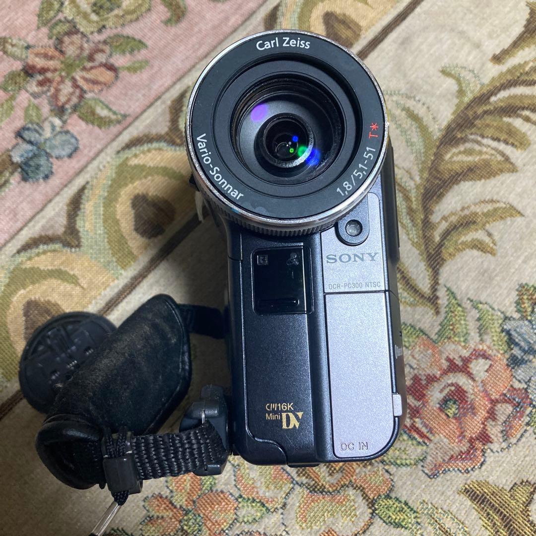 SonyDCR-PC300K 大容量バッテリー2個AC-SQ950、ワイコン付