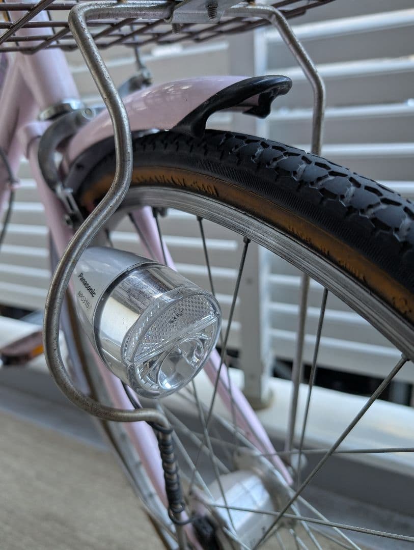 【引き取り限定】子供用自転車 ピンク 24インチ 東京都江東区