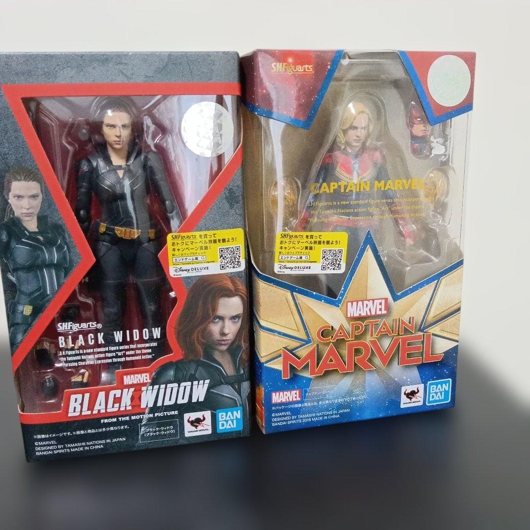 S.H.Figuarts キャプテン・マーベル、ブラックウィドウ 2体セット