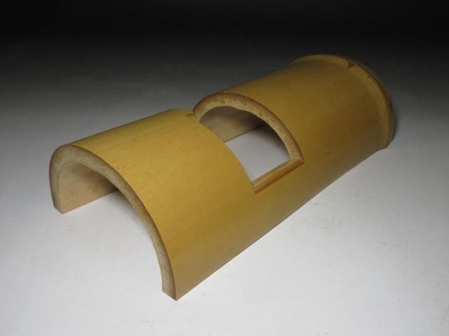 黒田正玄 竹扇子掛／表千家十三代 即中斎 書付・割花押在り／共箱