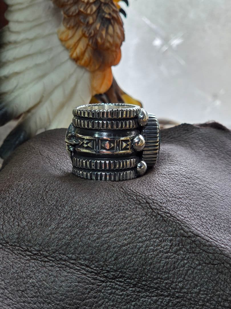 bunamama様　オーダー品　製作中　インディアンジュエリースタイル　リング