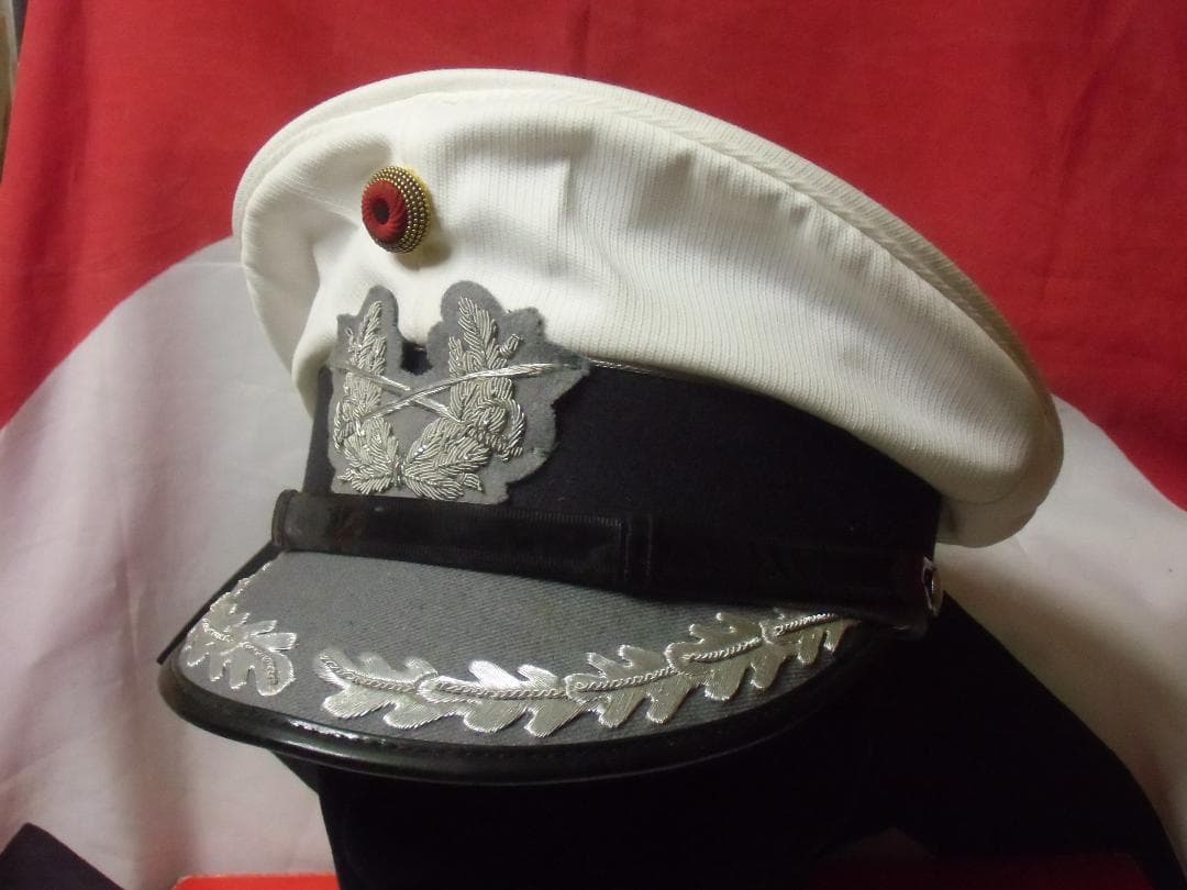 BWドイツ軍/連邦軍＊１９８９年＊（野戦）憲兵＊佐官制帽＊５６ｃｍ（実物）