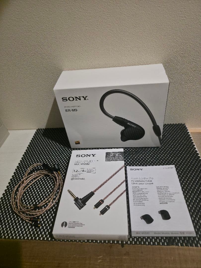 SONY IER-M9 リケーブル可能イヤホン