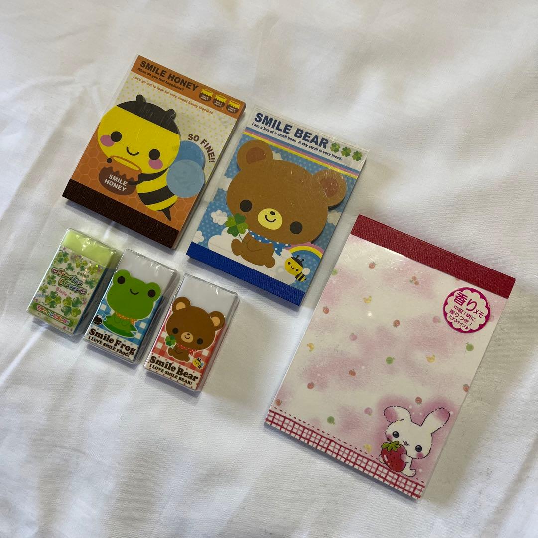 クーリア　平成レトロ　メモ帳　消しゴム　CottonUsachan ミニメモ