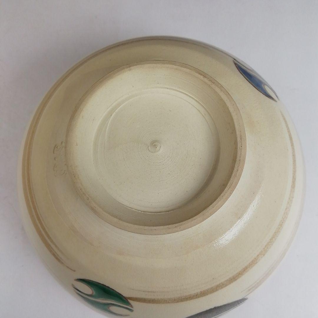 Ｔ８８７　数茶碗　九客『仁清写　色絵』『橋本紫雲 造』　共箱　茶道具