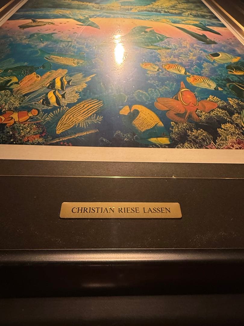 クリスチャン・ラッセンlithograph250限定証明書