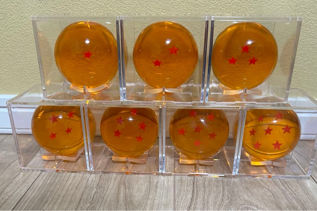 ドラゴンボール超 ドラゴンボール レプリカ　7種セット 約7cm ケース付き