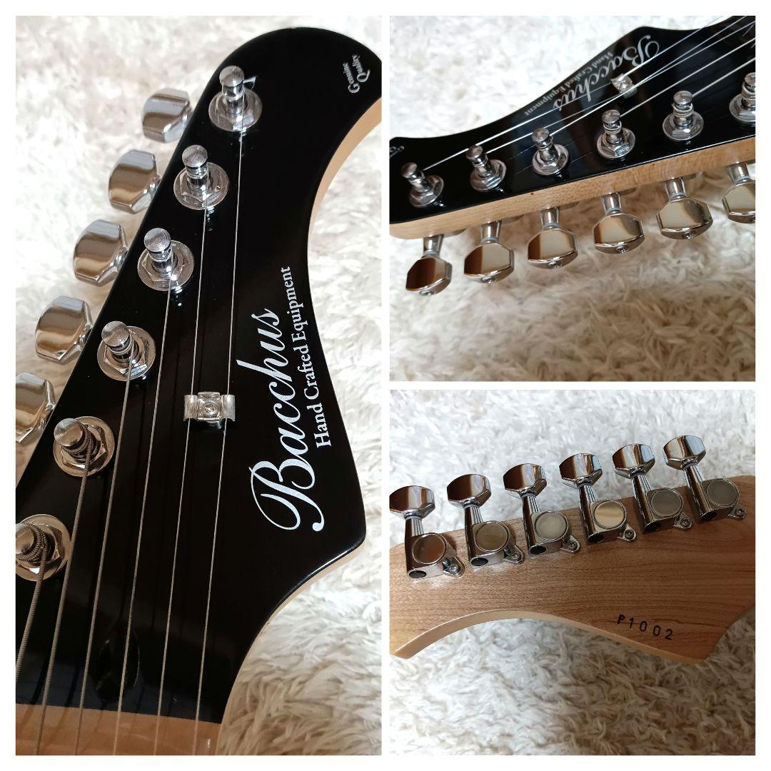 Bacchus GRACE-ATS バッカス エレキギター トレモロアーム 黒
