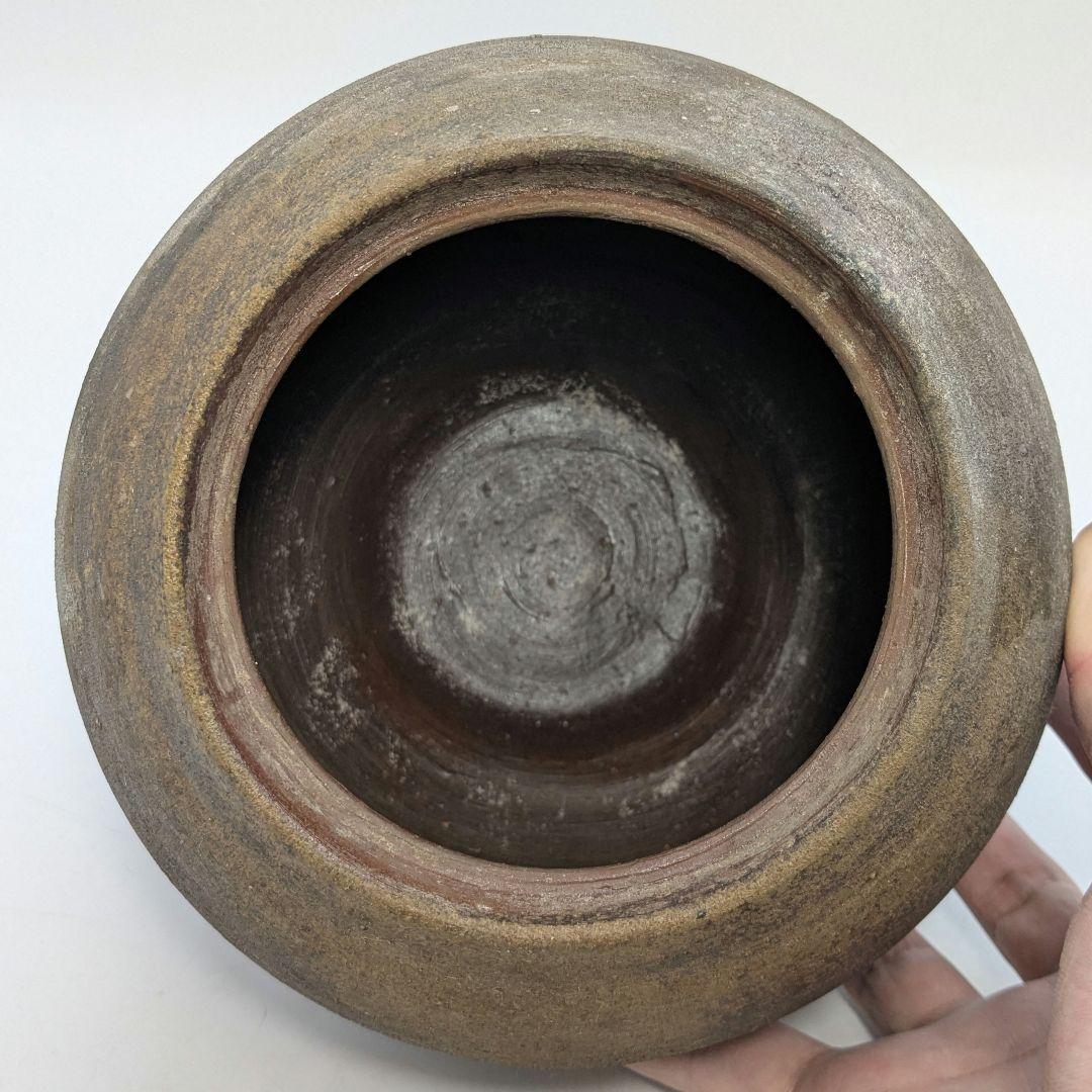 伝統工芸士 豊福寛 備前焼 水指B 共箱共布栞 茶道具 茶器 食器 抹茶 水差し