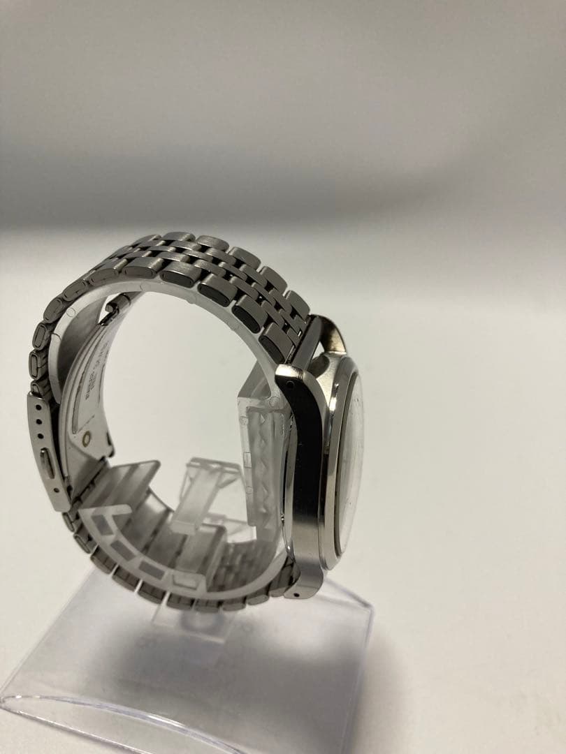 稼働済ハミルトンカーキ 9721B 自動巻きシルバ文字盤メンズ腕時計腕周16cm