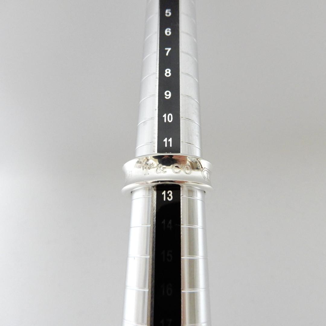TIFFANY ティファニー　ナロー リング　12号　1837　シルバー　A11